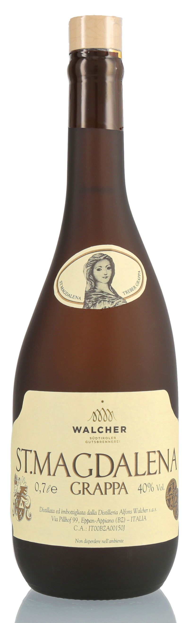 Walcher Grappa St. Magdalena 40% vol. 0,70l