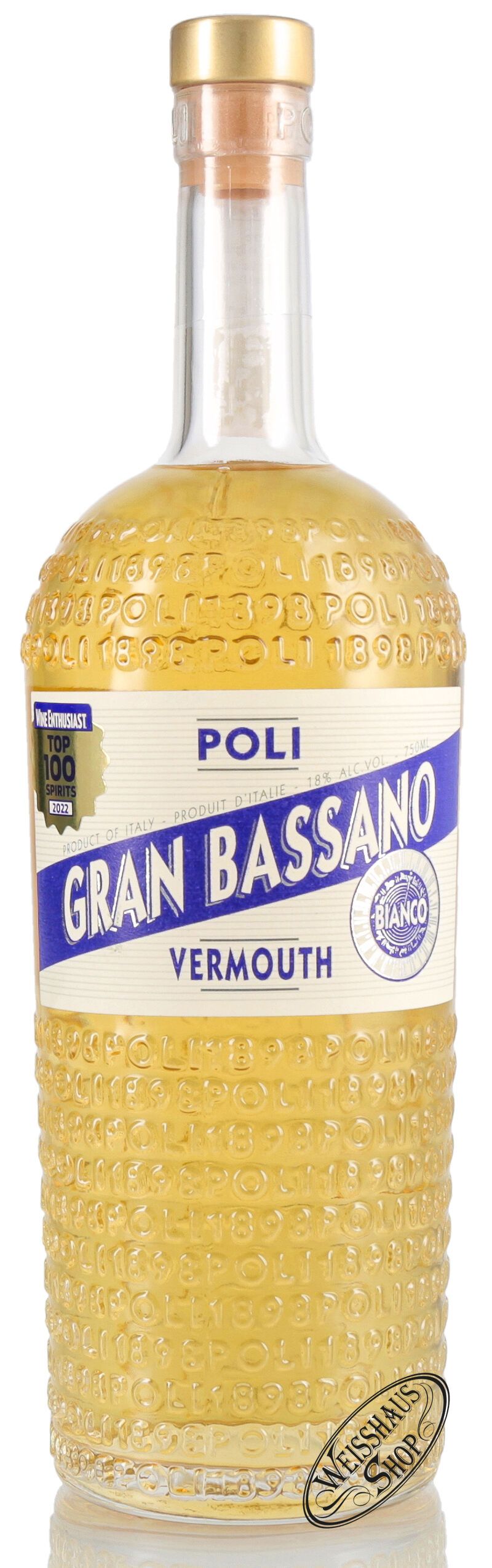 Poli Gran Bassano Bianco Vermouth 18% vol. 0,75l Poli Gran Bassano Bianco Vermouth 18% vol. 0,75l