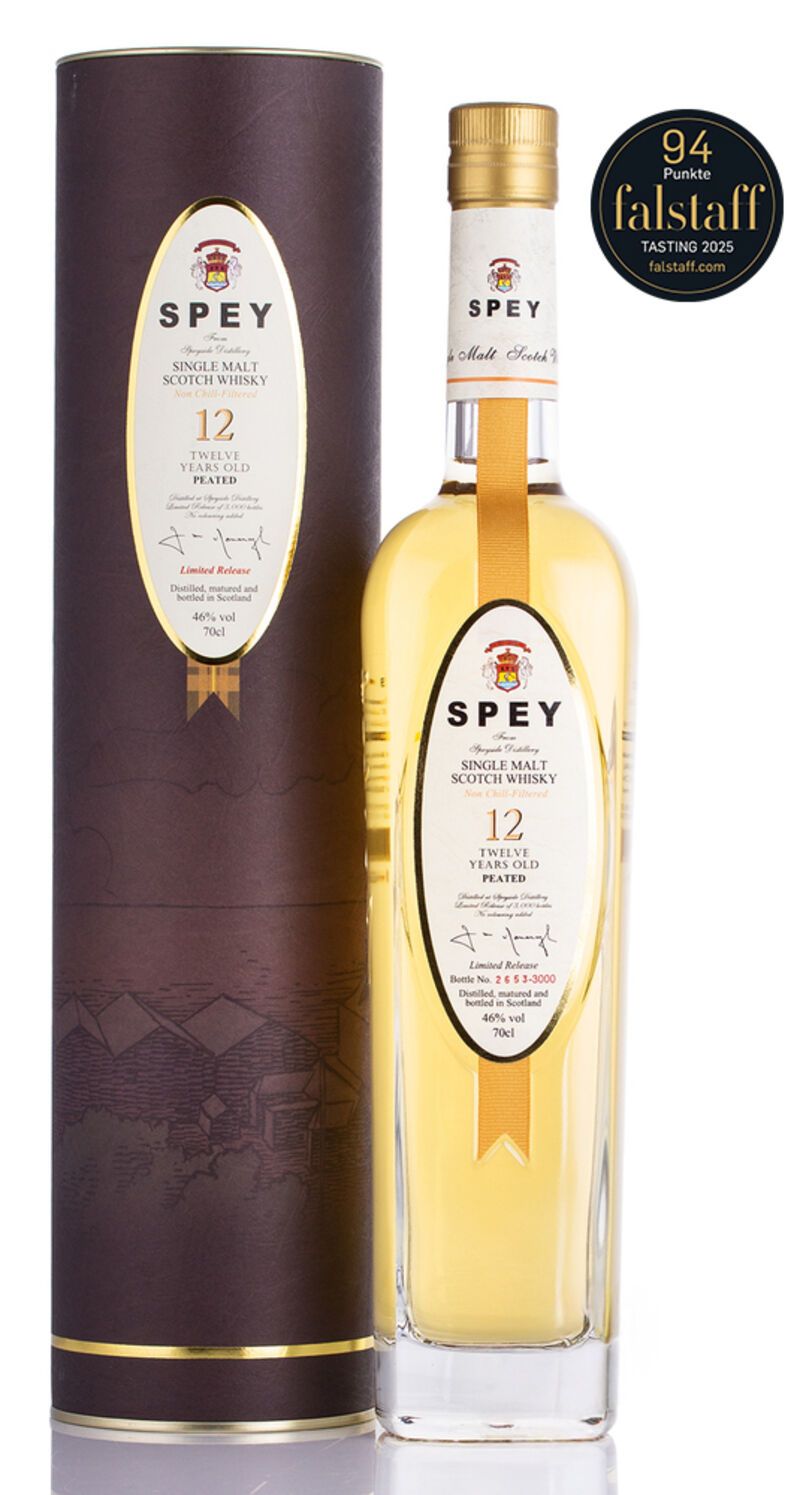 Spey 12 YO Peated Whisky 46% vol. 0,70l