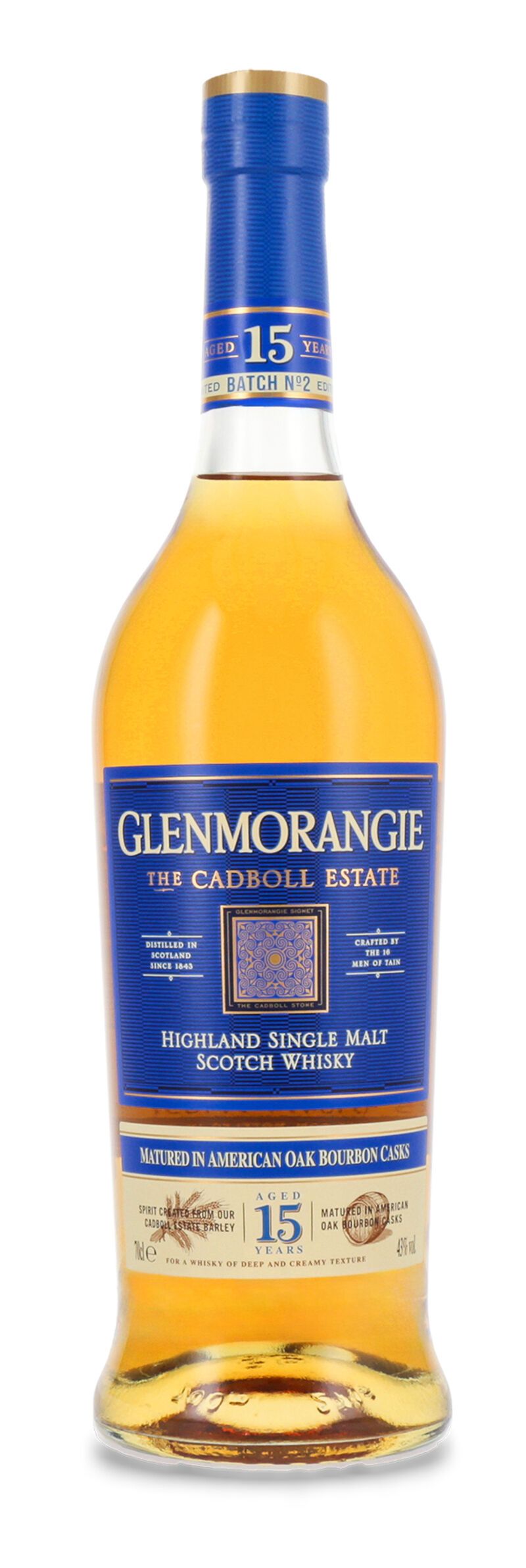 Glenmorangie 15 YO Cadboll Estate Batch 2 Whisky 43% vol. 0,70l