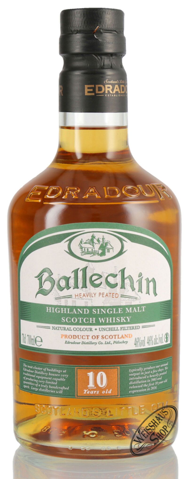 Ballechin 10 YO Highland Whisky 46% vol. 0,70l
