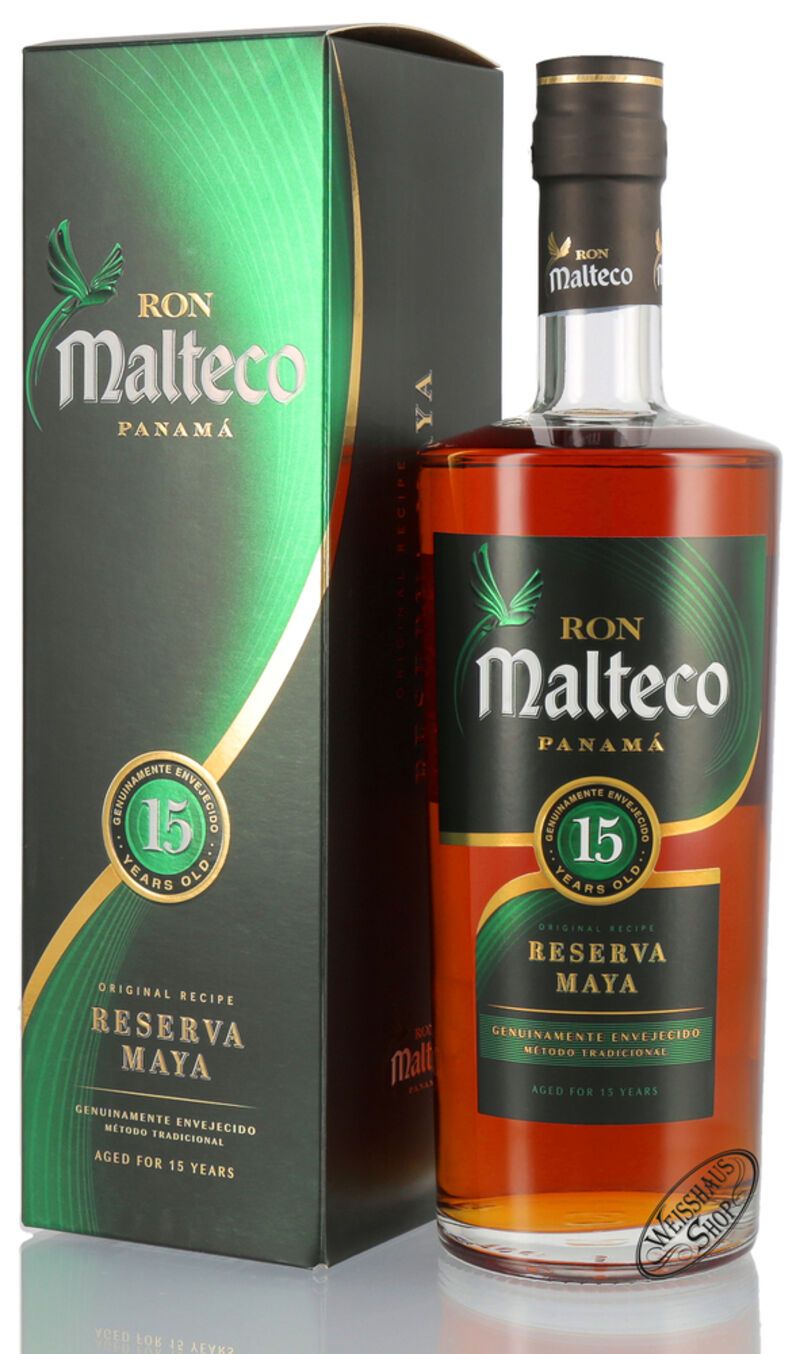 Malteco 15 YO Rum 40% vol. 0,70l Malteco 15 YO Rum 40% vol. 0,70l