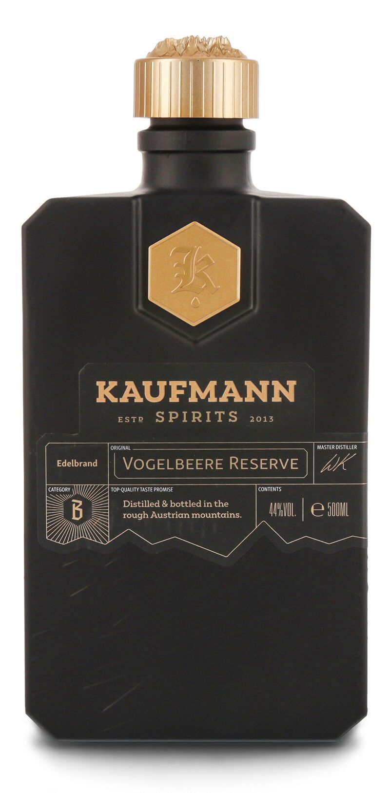 Kaufmann Spirits Vogelbeere Reserve aus dem Maulbeerfass 44% vol. 0,50l