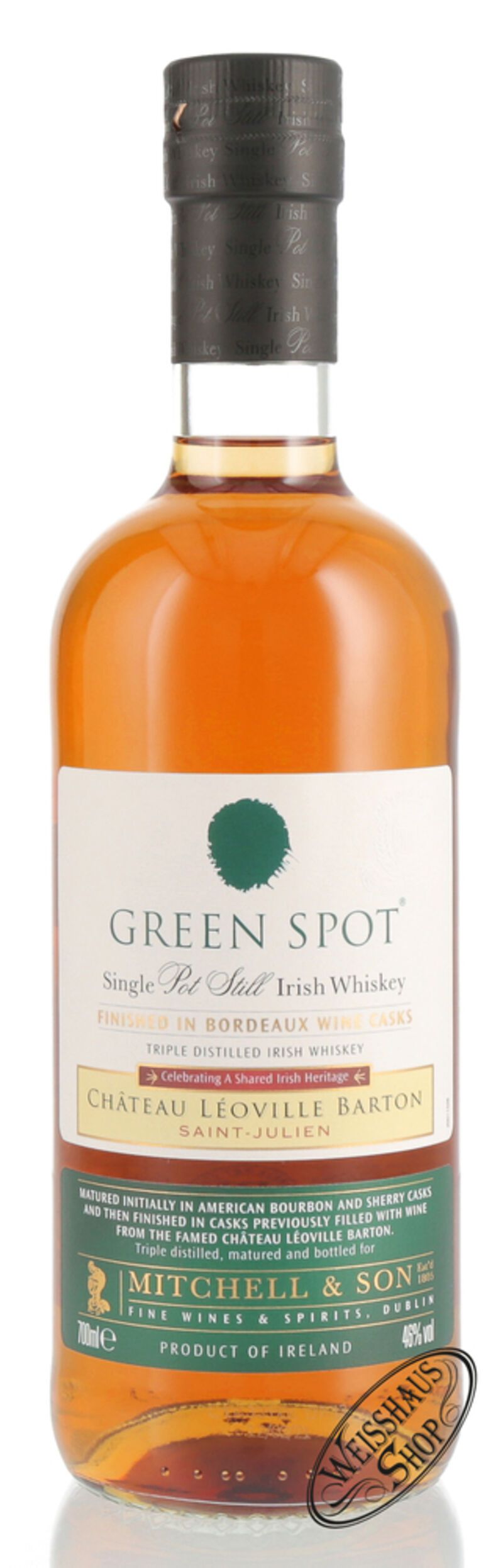 Green Spot Château Leoville Barton Irish Whiskey 46 vol. 0,70l Weisshaus Shop