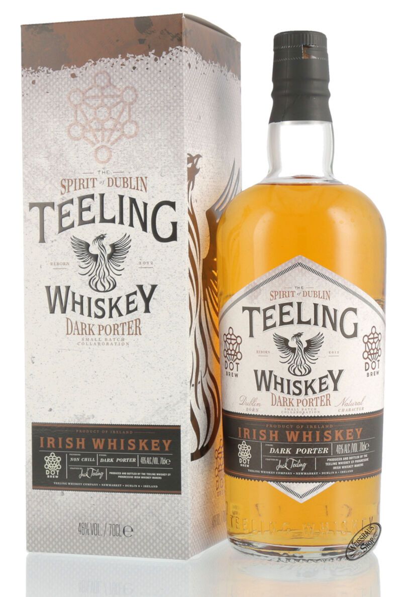 Teeling Dark Porter Small Batch Collaboration Irish Whiskey 46% vol. 0,70l Teeling Dark Porter Small Batch Collaboration Irish Whiskey 46% vol. 0,70l