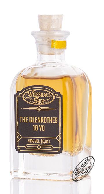 The Glenrothes 18 YO Whisky 43% vol. 0,04l Weisshaus Sample