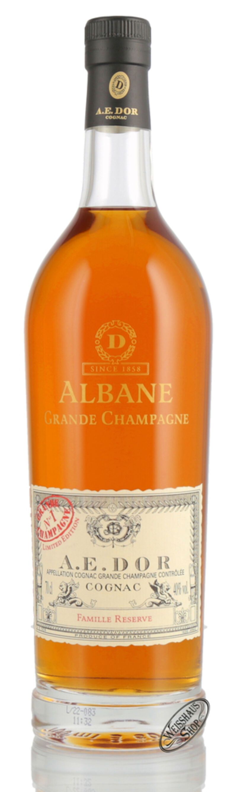 A.E. Dor Cognac Albane 40% vol. 0,70l
