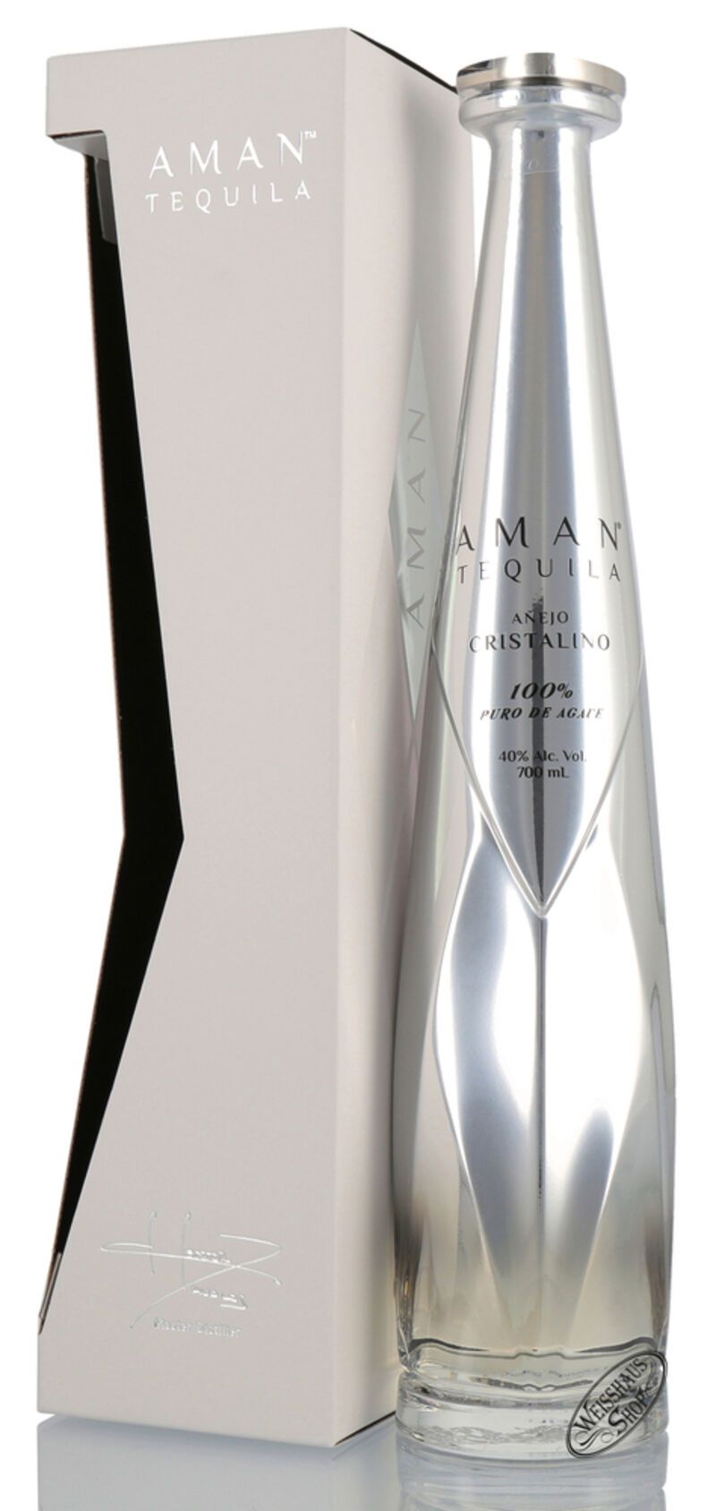 Aman Tequila Anejo Cristalino 40% vol. 0,70l Aman Tequila Anejo Cristalino 40% vol. 0,70l