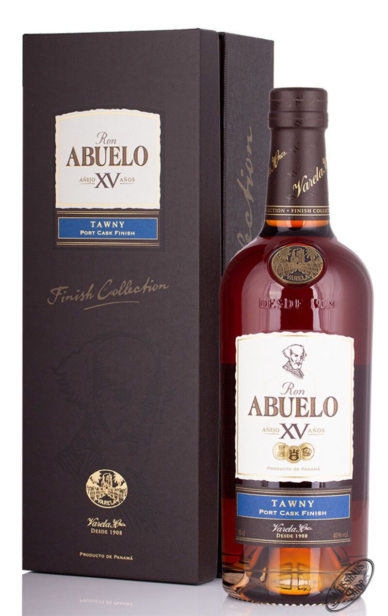 Ron Abuelo XV Tawny Port Cask Finish Rum 40% vol. 0,70l