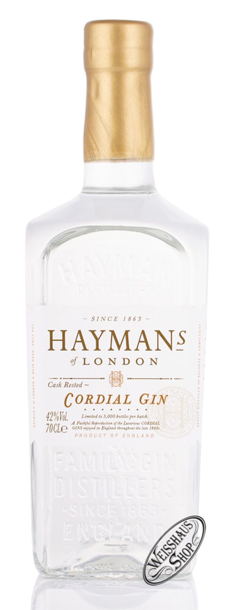 Hayman's Cordial Cask Gin 42% vol. 0,70l