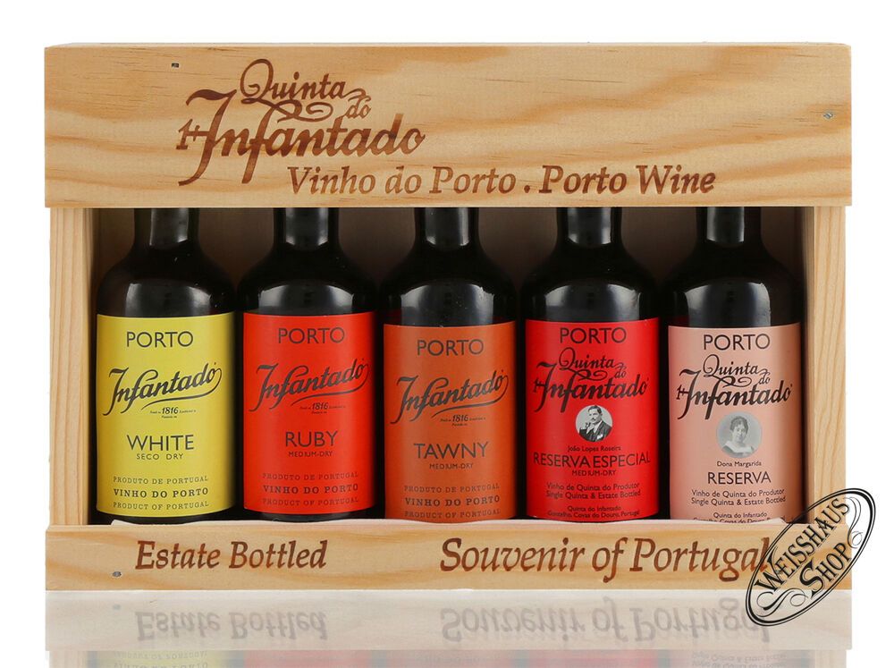 Quinta do Infantado Miniatur Geschenk-Set 19,5% vol. 5 x 0,05l Quinta do Infantado Miniatur Geschenk-Set 19,5% vol. 5 x 0,05l