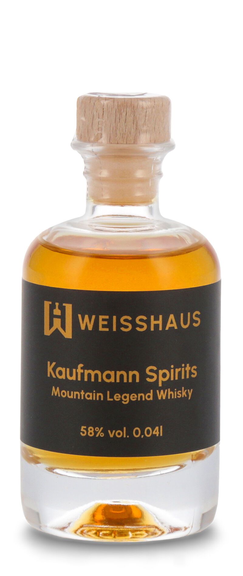 Kaufmann Spirits Mountain Legend Whisky 58% vol. 0,04l Weisshaus Samples