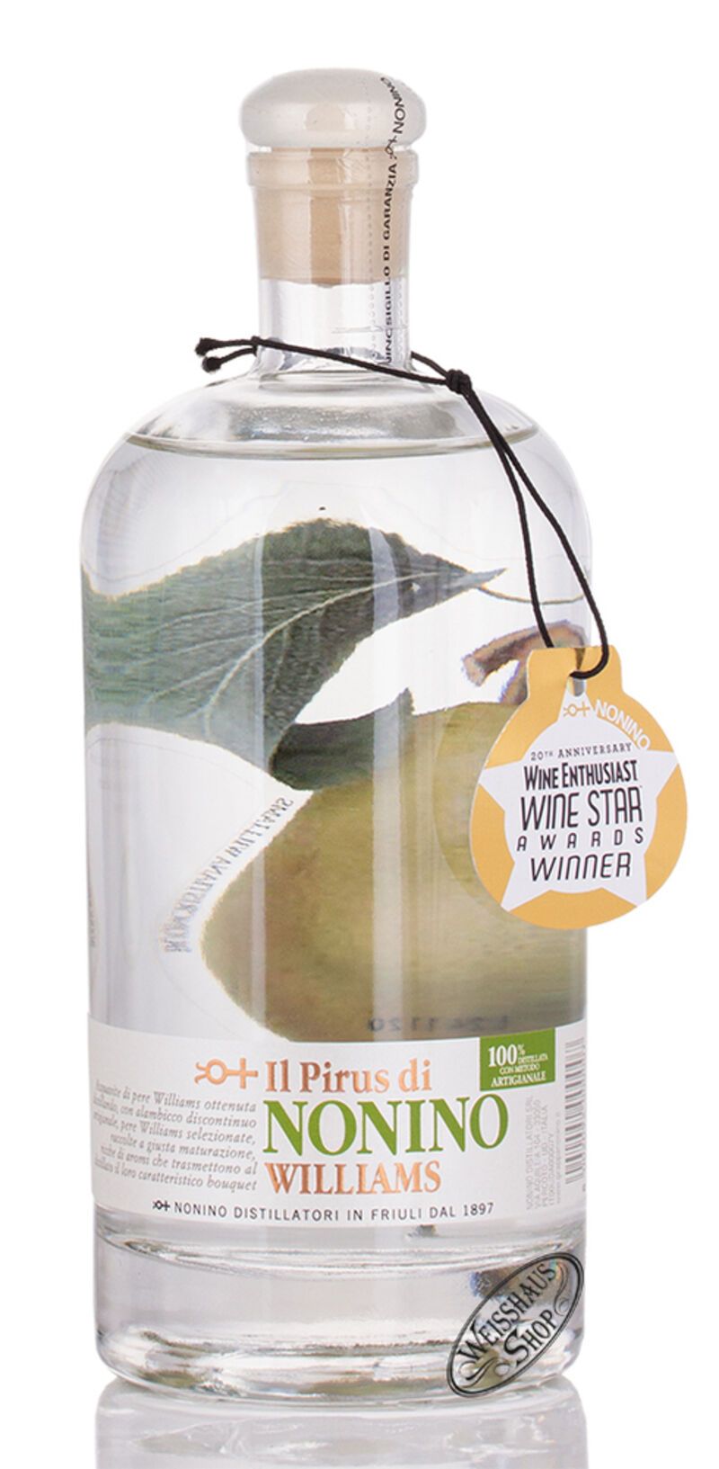 Nonino Pirus Williams Birnenbrand 43% vol. 0,50l B-Ware