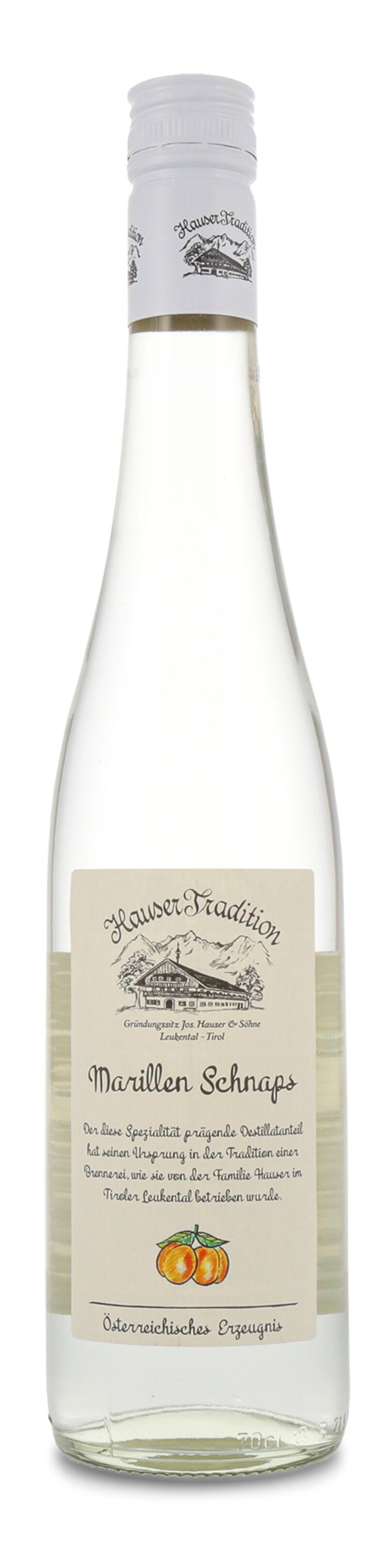 Hauser Marillen Schnaps 35% vol. 0,70l