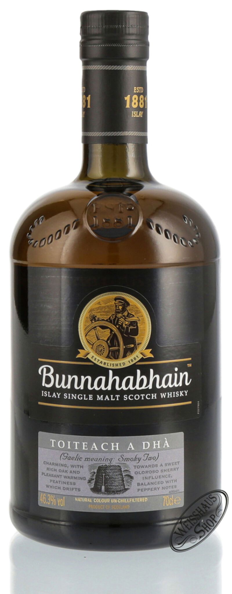 Bunnahabhain Toiteach A Dha Islay Whisky 46,3% vol. 0,70l Bunnahabhain Toiteach A Dha Islay Whisky 46,3% vol. 0,70l