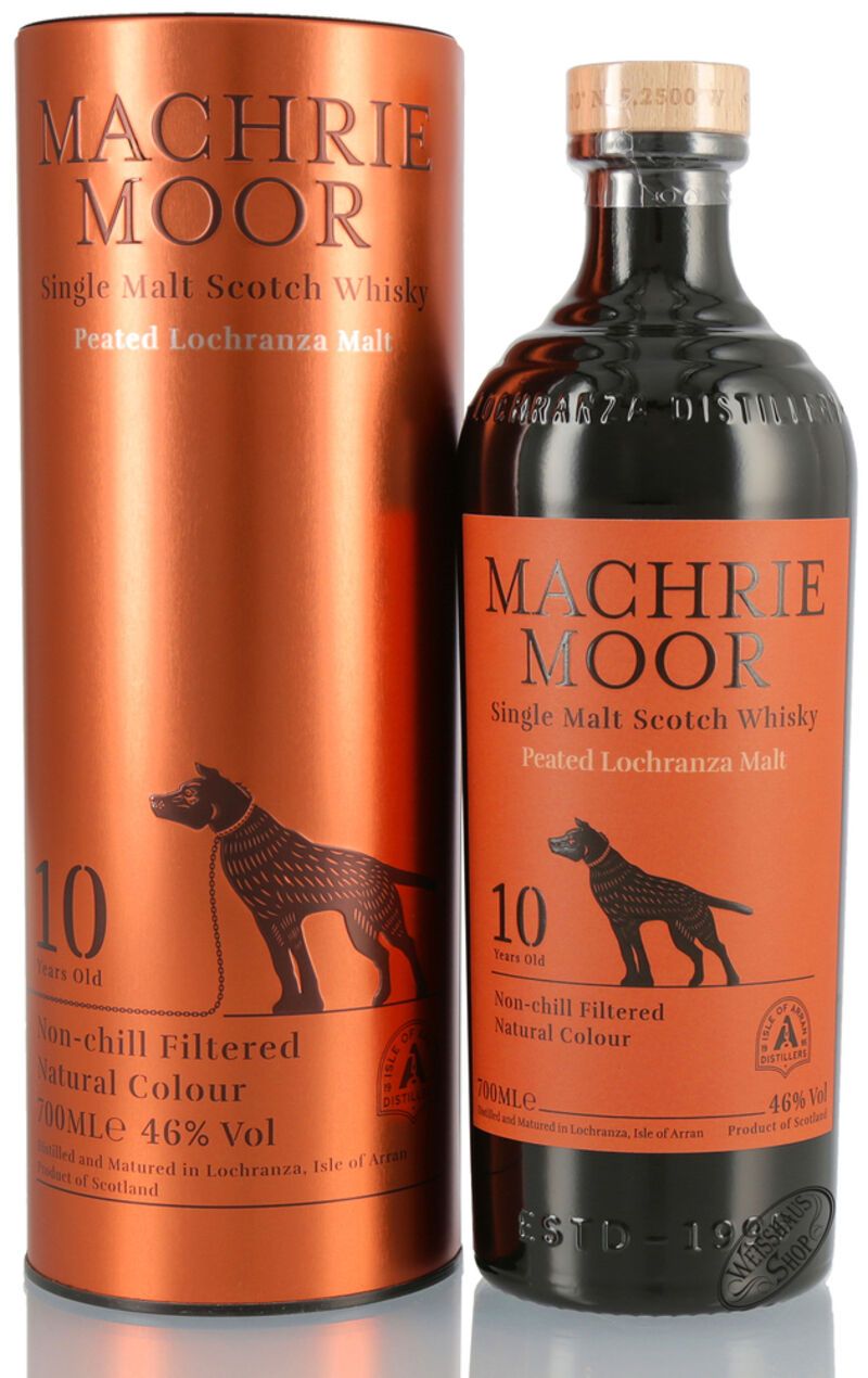 The Arran Machrie Moor 10 YO Peated Malt Whisky 46% vol. 0,70l
