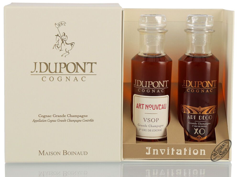 J. Dupont Cognac Invitation Pack VSOP & XO 40% vol. 0,20l J. Dupont Cognac Invitation Pack VSOP & XO 40% vol. 0,20l