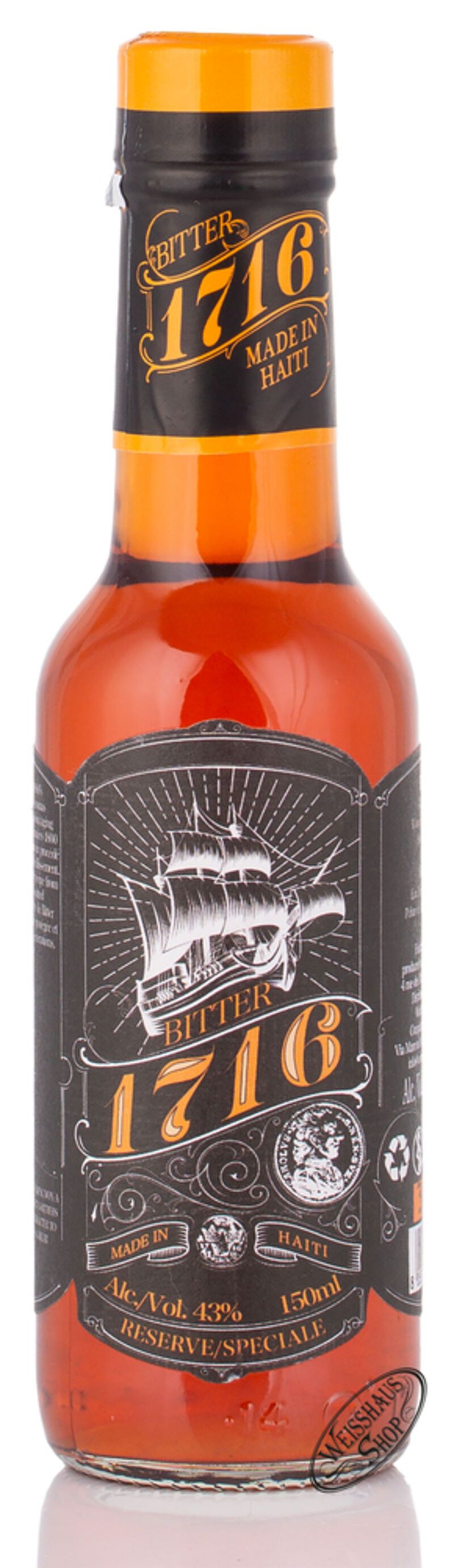 Haiti 1716 Reserve Special Bitters 43% vol. 0,15l