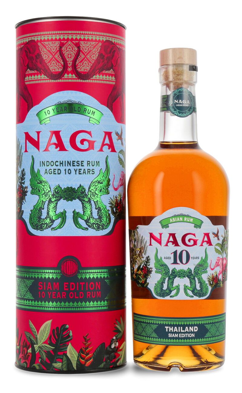 Naga 10 YO Siam Limited Edition Indochinese Rum 40% vol. 0,70l