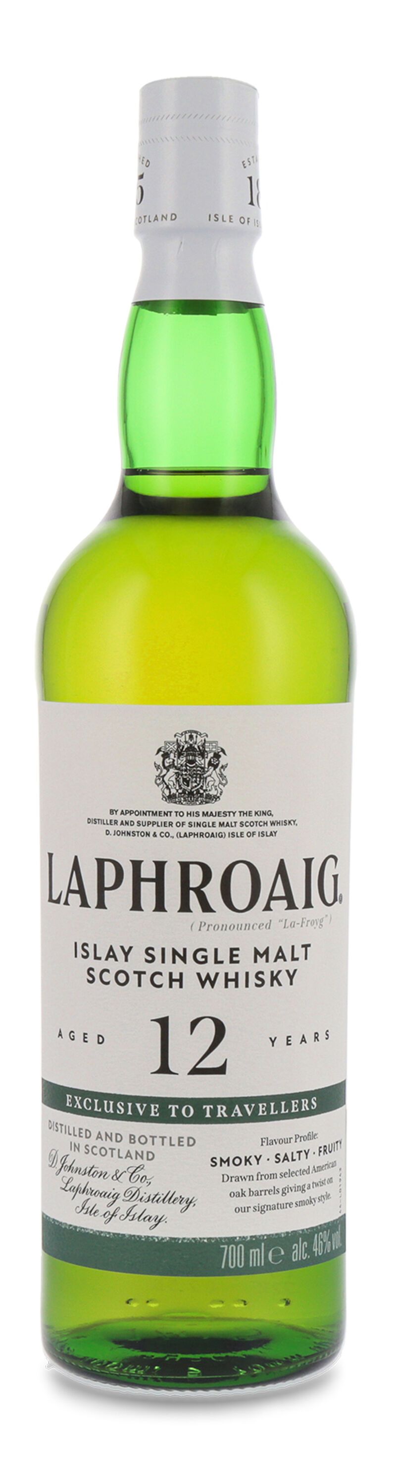 Laphroaig 12 YO Whisky 46% vol. 0,70l B-Ware