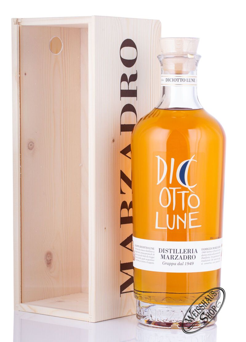Marzadro Grappa Le Dic'otto Lune 41% vol. 1,50l Magnum Marzadro Grappa Le Dic'otto Lune 41% vol. 1,50l Magnum