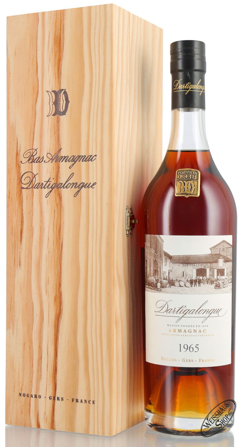 Dartigalongue Vintage 1965 Armagnac 42% vol. 0,70l Dartigalongue Vintage 1965 Armagnac 42% vol. 0,70l