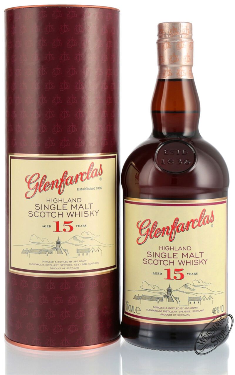 Glenfarclas 15 YO Whisky 46% vol. 0,70l Glenfarclas 15 YO Whisky 46% vol. 0,70l
