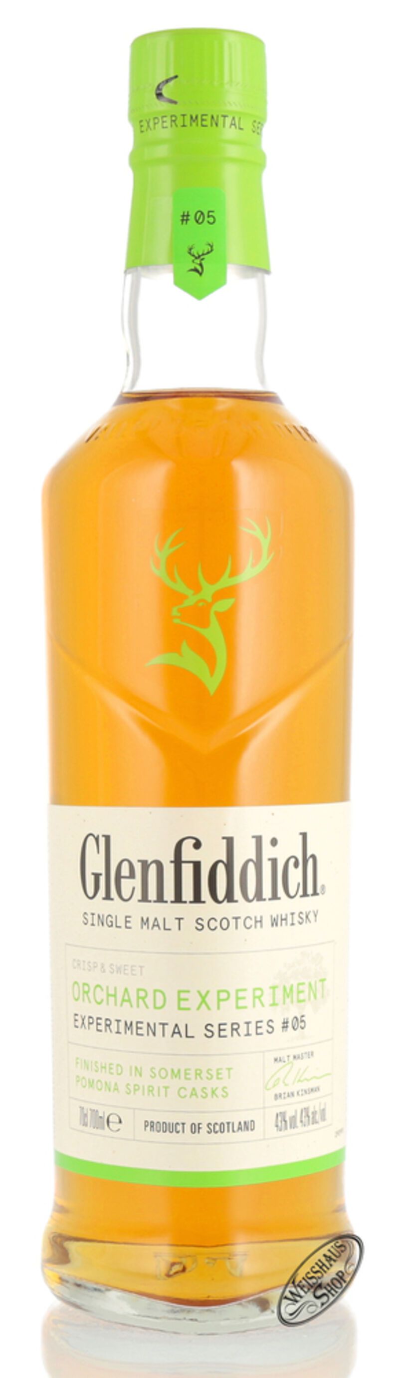 Glenfiddich Orchard Experiment Whisky 43% vol. 0,70l B-Ware
