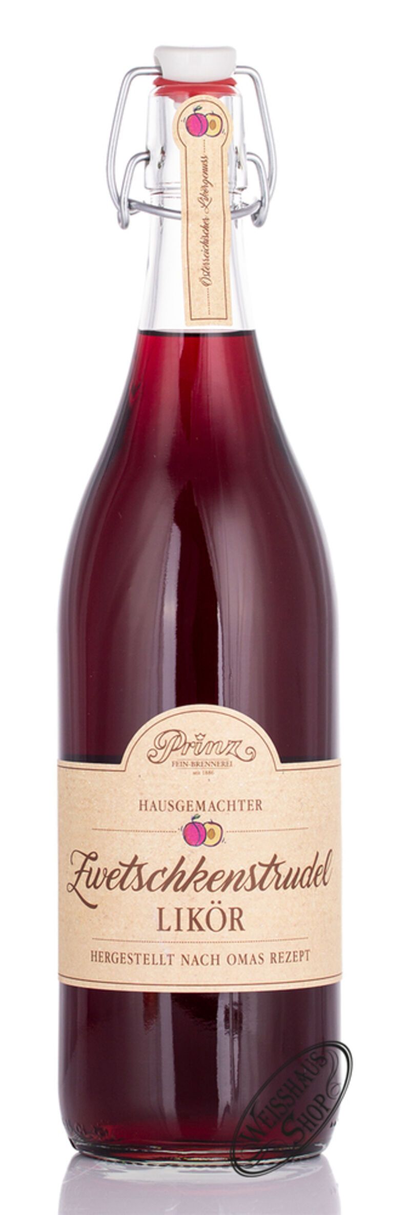 Prinz Zwetschkenstrudel Likör 16% vol. 1,0l