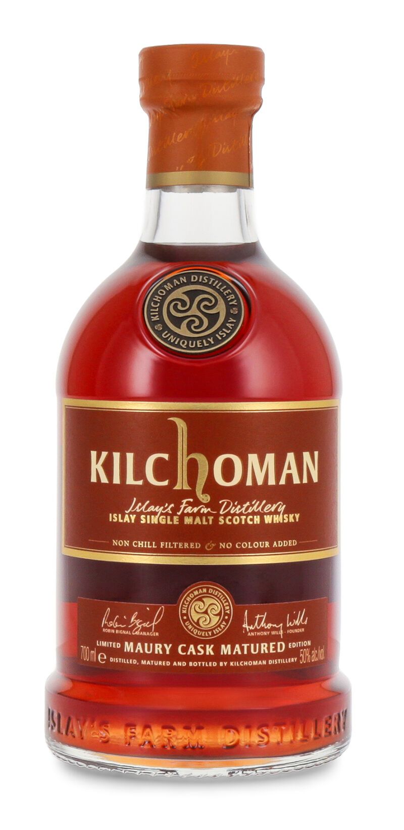 Kilchoman Maury Cask Islay Whisky 50% vol. 0,70l B-Ware