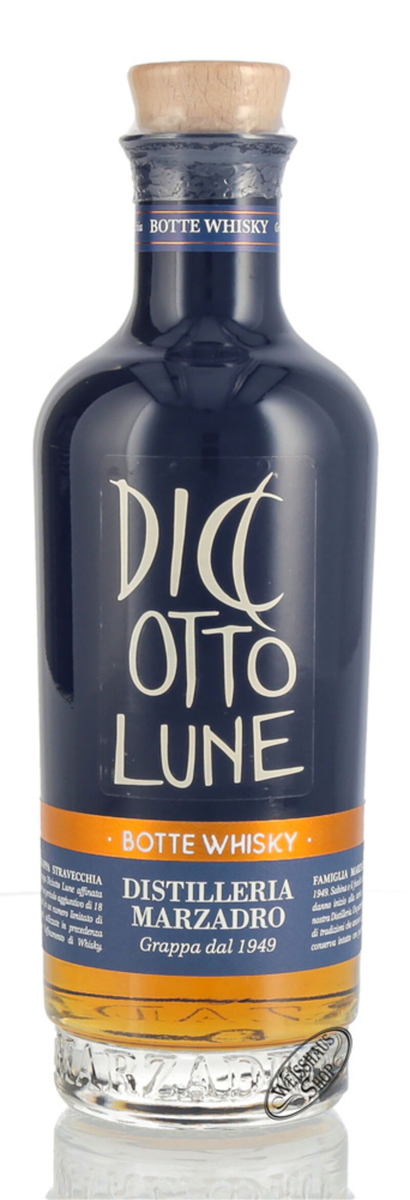 Marzadro Grappa Le Dicotto Lune Riserva Whisky 42% vol. 0,50l B-Ware
