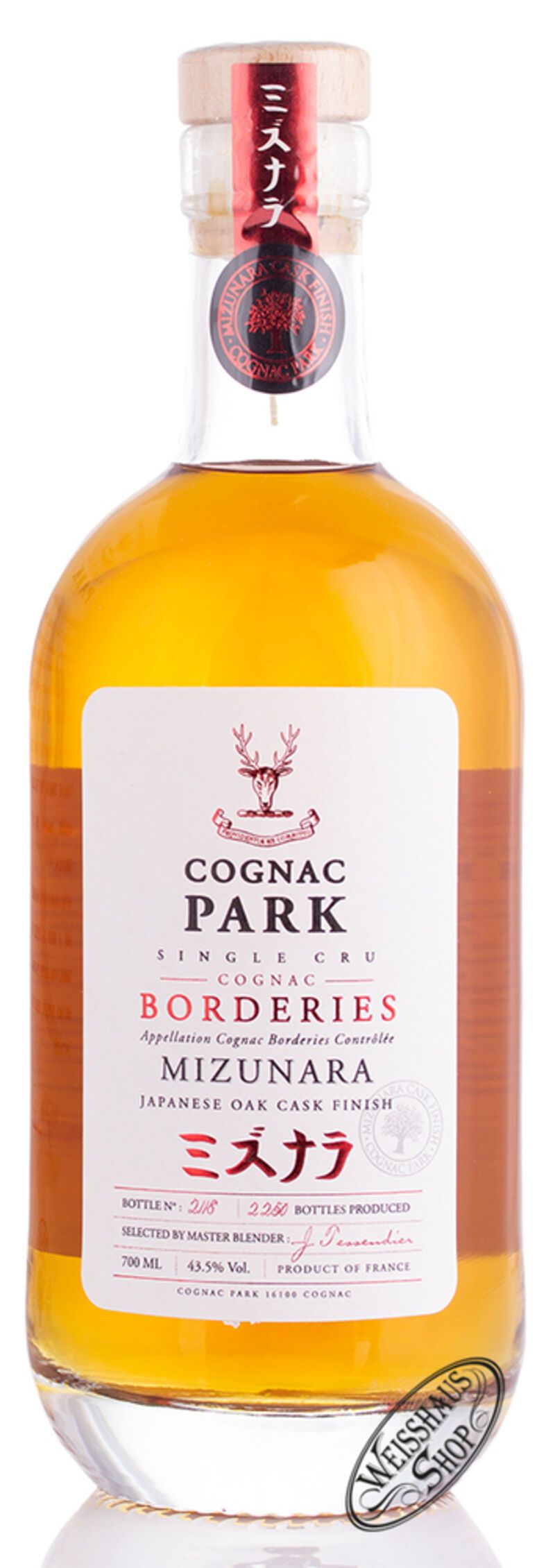 Park Borderies Mizunara Finished Cognac 43,5% vol. 0,70l