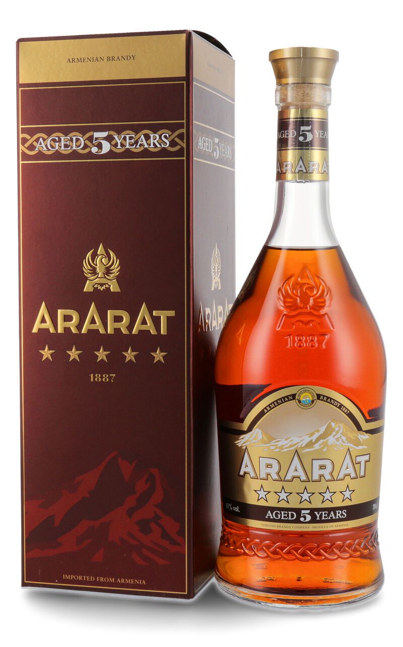 Ararat 5 YO Brandy 40% vol. 0,70l