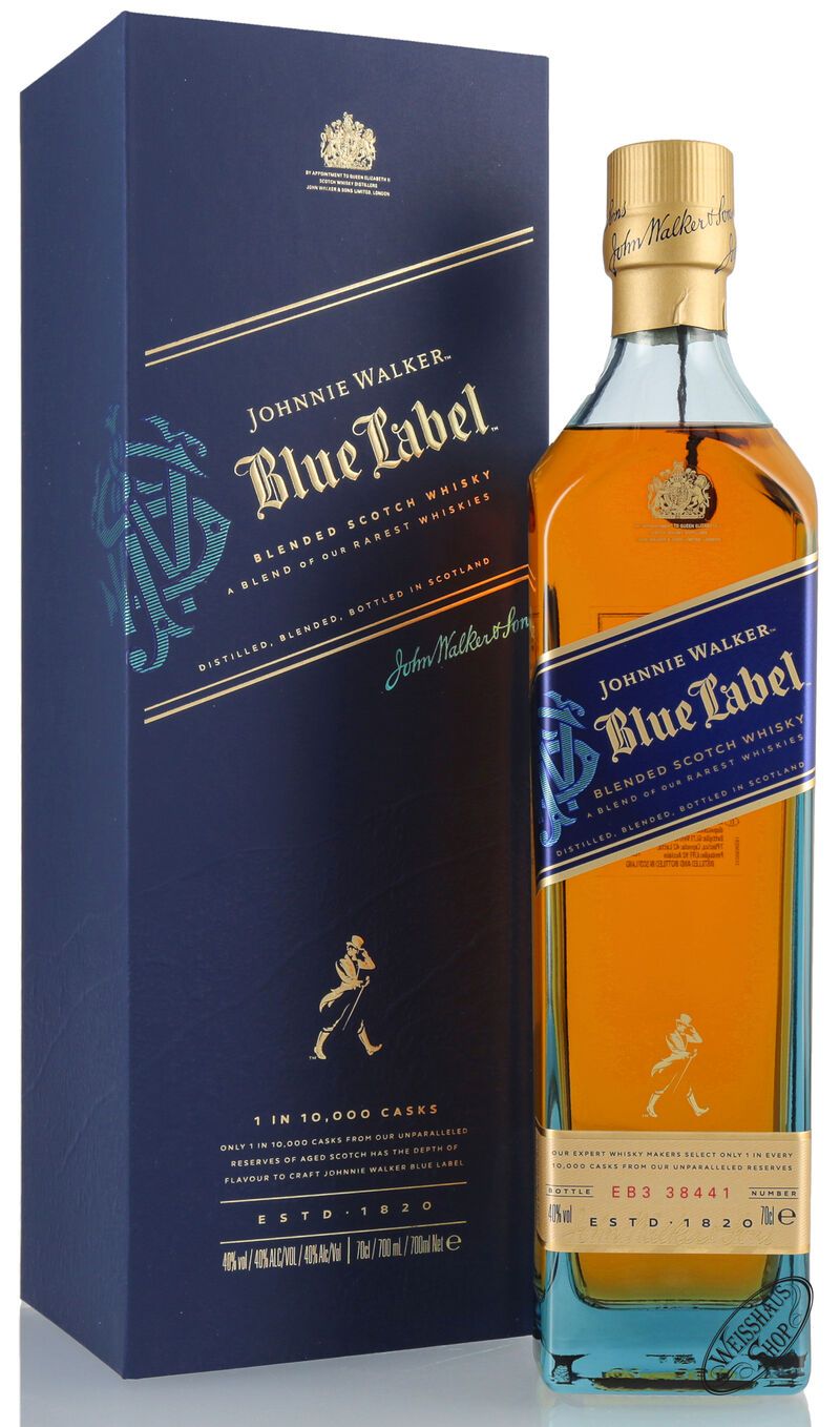 Johnnie Walker Blue Label Blended Malt Scotch Whisky 40% vol