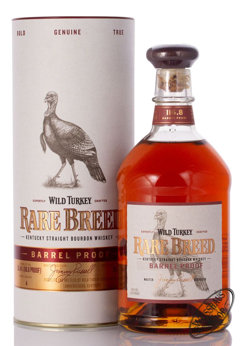 Wild Turkey Rare Breed Barrel Proof Bourbon Whiskey 58,4% vol. 0,70l