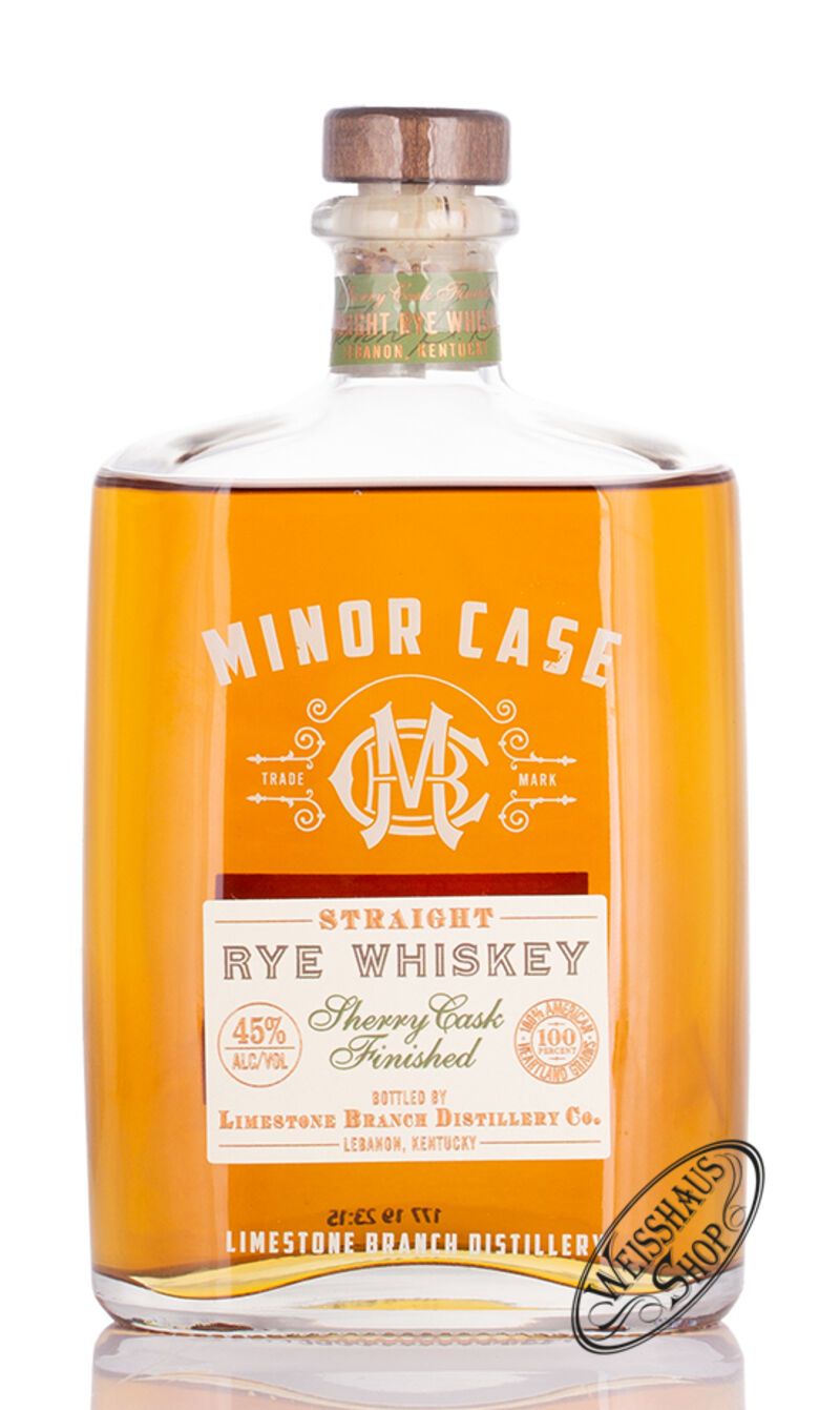 Minor Case Straight Rye Whiskey 45% vol. 0,70l