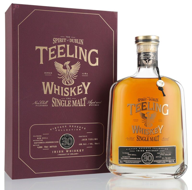 Teeling 30 YO Vintage 2021 Irish Whiskey 46% vol. 0,70l Teeling 30 YO Vintage 2021 Irish Whiskey 46% vol. 0,70l