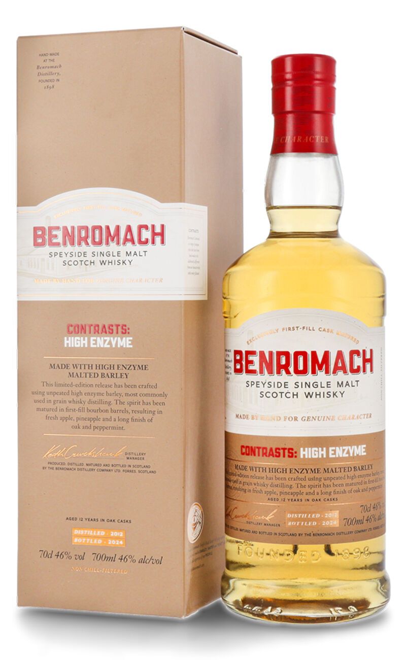 Benromach High Enzyme Vintage 2012 Whisky 46% vol. 0,70l