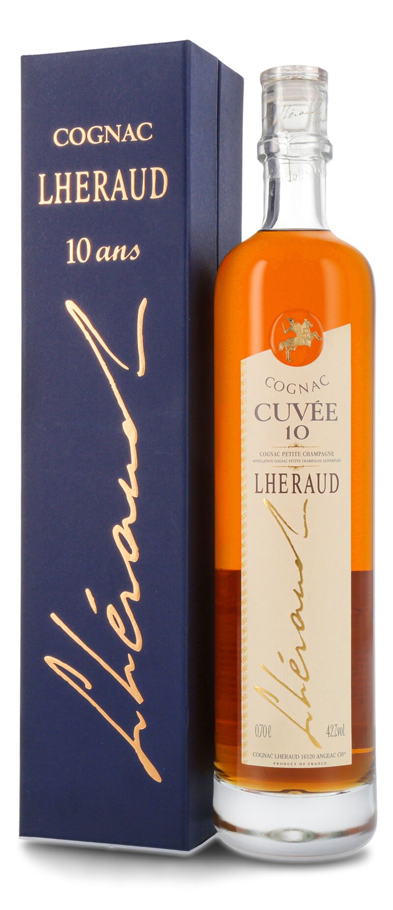 Lhéraud Cuvée 10 ans Renaissance Cognac 42% vol. 0,70l Lhéraud Cuvée 10 ans Renaissance Cognac 42% vol. 0,70l