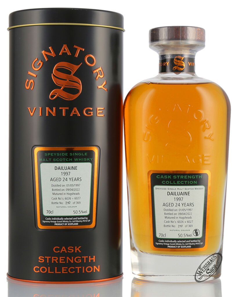 Dailuaine Vintage 1997 Signatory Whisky 50,5% vol. 0,70l Dailuaine Vintage 1997 Signatory Whisky 50,5% vol. 0,70l