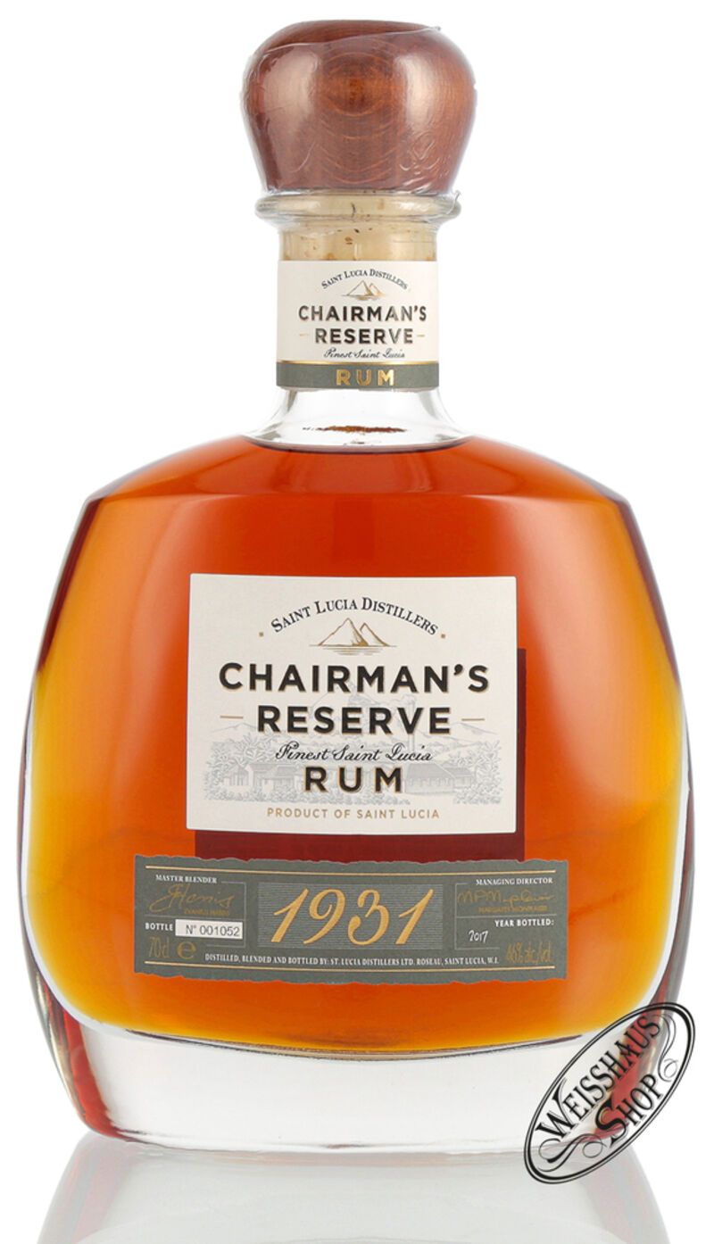 St. Lucia Distillers Chairman's Reserve 1931 Rum 46% vol. 0,70l