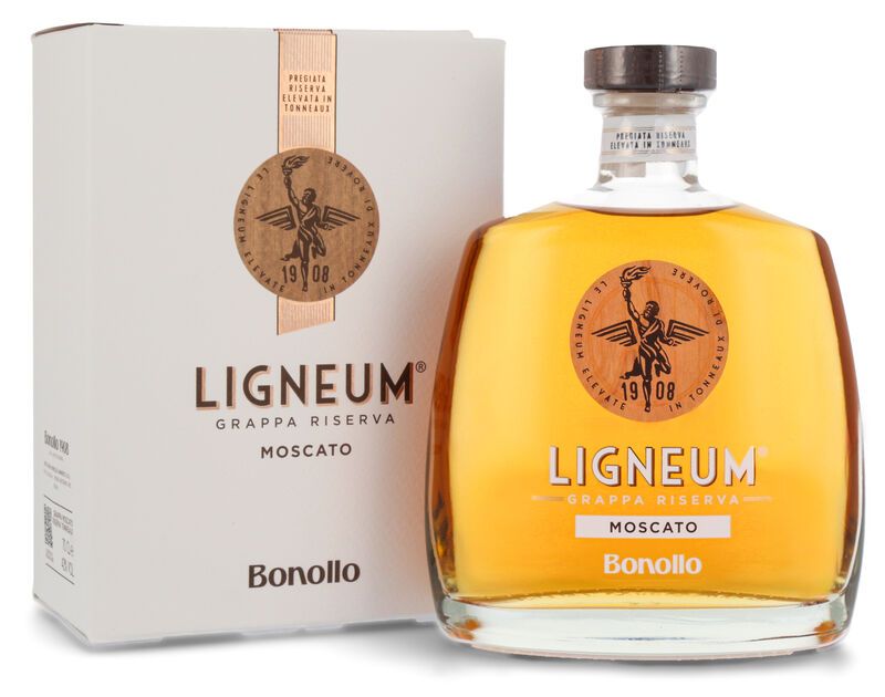 Bonollo Grappa of Ligneum Moscato 42% vol. 0,70l