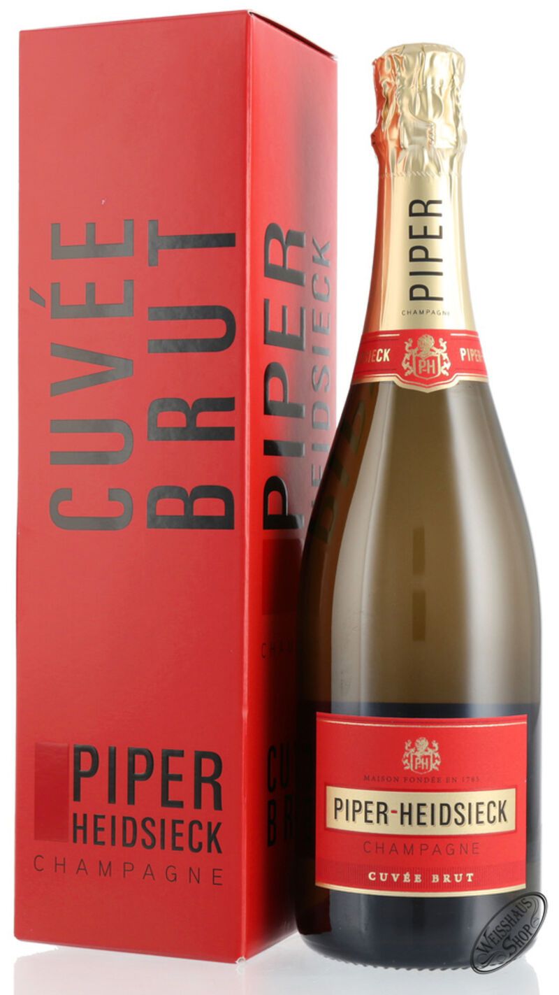 Piper-Heidsieck Brut Champagner 12% vol. 0,75l Geschenkkarton