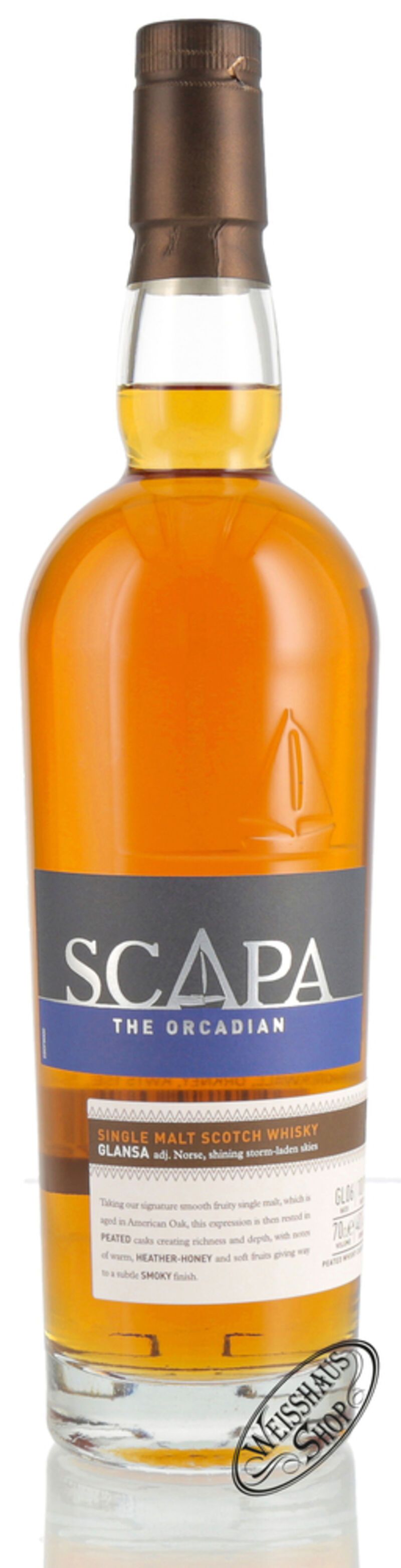 Scapa of Orkney Glansa Whisky 40% vol. 0,70l