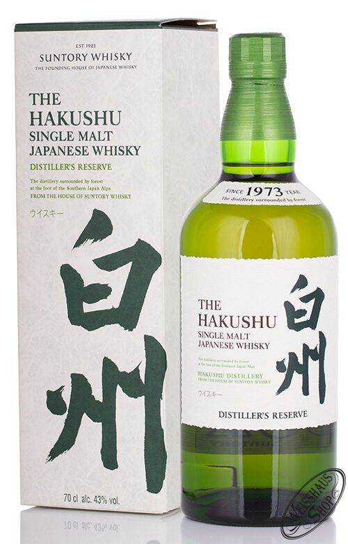 Hakushu Distillers Reserve Japanese Whisky 43% vol. 0,70l