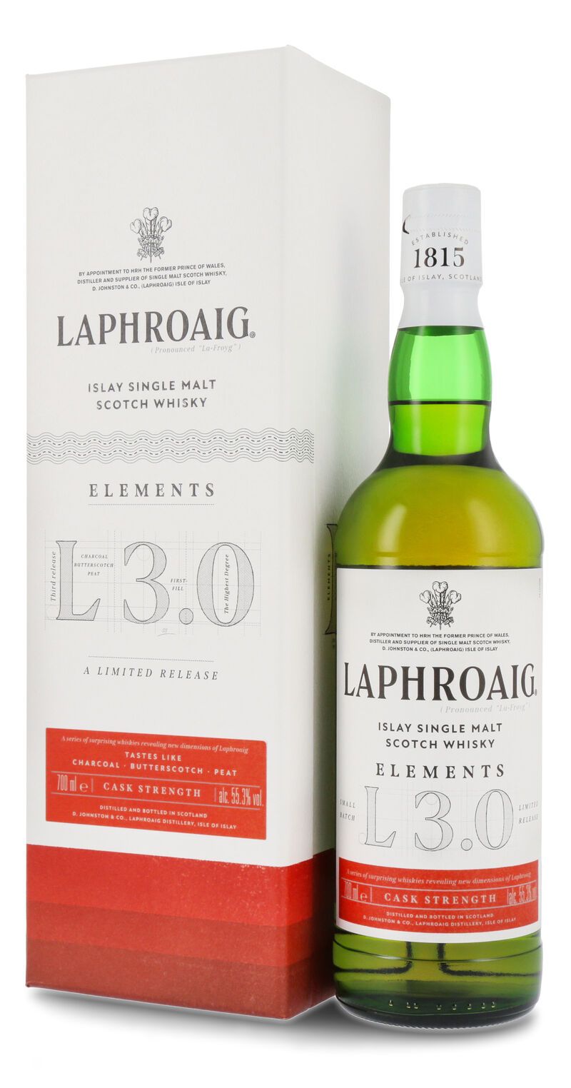 Laphroaig Elements 3.0 Whisky 55,3% vol. 0,70l Laphroaig Elements 3.0 Whisky 55,3% vol. 0,70l