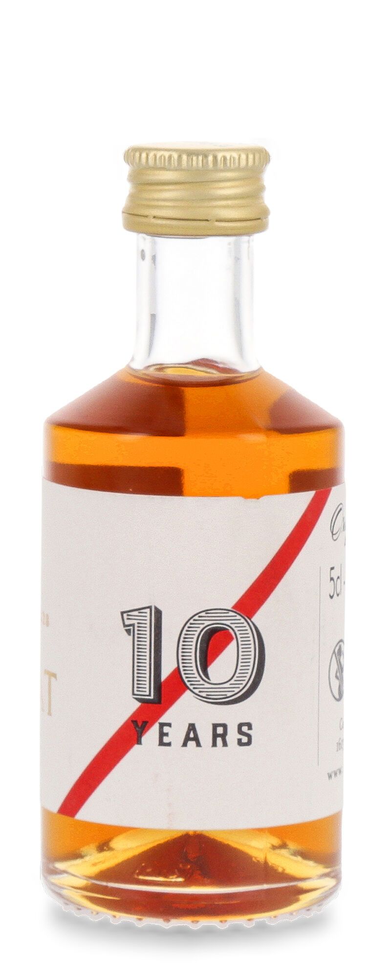 Planat Organic 10 YO Cognac 40% vol. 0,05l Miniatur