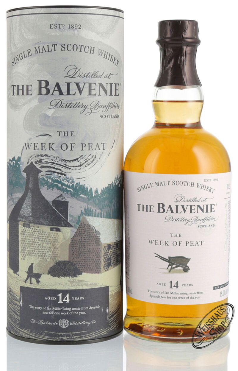 The Balvenie 14 YO Peat Week Whisky 48,3% vol. 0,70l The Balvenie 14 YO Peat Week Whisky 48,3% vol. 0,70l