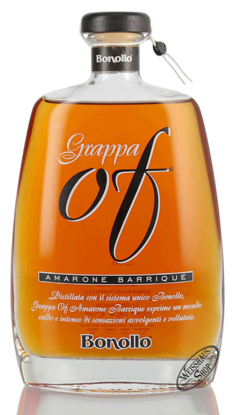 Bonollo Grappa of Amarone Barrique 42% vol. 0,70l