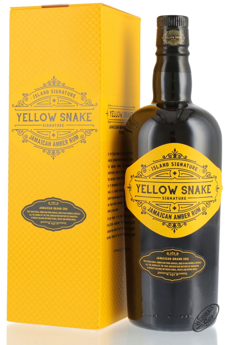 Yellow Snake Island Signature Jamaican Rum 40% vol. 0,70l Yellow Snake Island Signature Jamaican Rum 40% vol. 0,70l